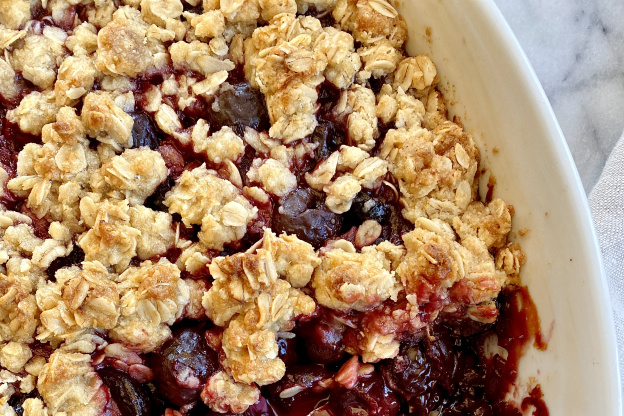 Buttery Brown Cherry Crisp Is Too Easy Not to Make