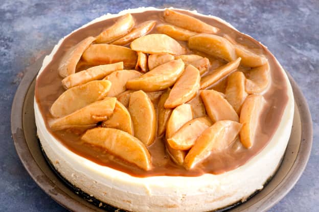 This Layered Caramel Apple Cheesecake Is the Most Impressive Holiday Dessert