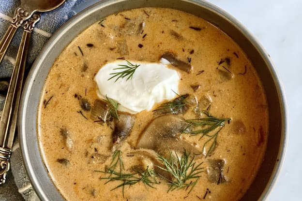 Creamy Hungarian Mushroom Soup Is a One-Pot Winner