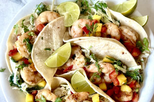 Shrimp Tacos with Mango Salsa Are Quick, Fun, and Endlessly Riffable