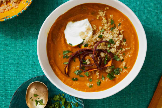 This Sweet Potato and Leek Soup Is Simple Yet Boasts Complex Flavors