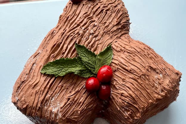 My Yule Log Cake Hack Is a Total Showstopper — And Requires Zero Baking