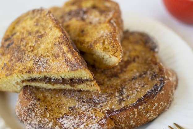 Cinnamon-Sugar Nutella Stuffed French Toast Is Breakfast Goals