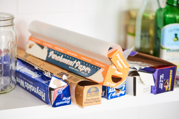 This Simple Solution Will Help Organize Your Rolls of Plastic Wrap, Foil, and More