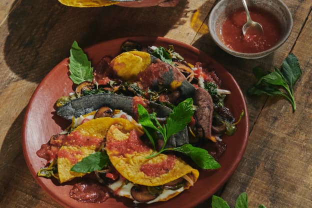 This Mushroom Quesadilla Will Introduce You to Your New Favorite Greens