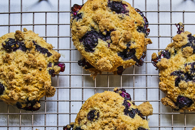 Skip the Muffin Tin and Make These Blueberry Crumble Muffin Tops Instead