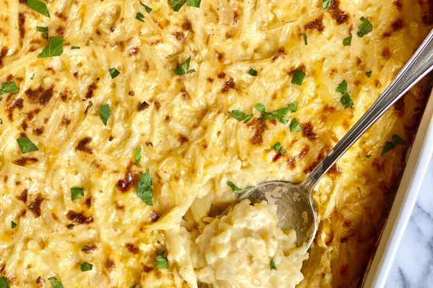 Cheesy Potato Casserole Is a Great Way to Use Frozen Hash Browns