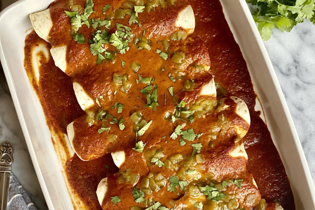 These Vegan Enchiladas Are Meaty and Satisfying