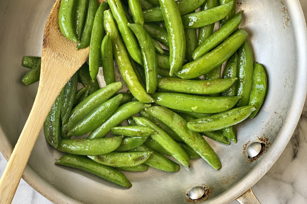 The Fastest Way to Cook Sugar Snap Peas