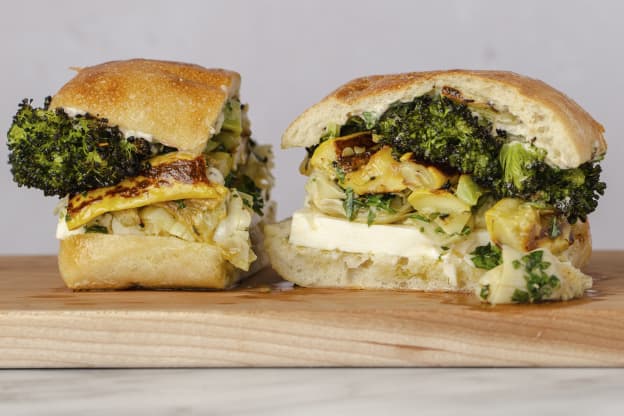 This Hearty Veggie Sandwich Couldn't Be More Packed with Flavor