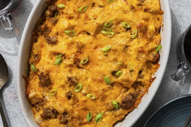 This Cheesy Sausage Breakfast Casserole Is the Ultimate Make-Ahead Meal