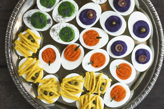 Halloween Deviled Eggs Are a Spooky Addition to Your Celebration