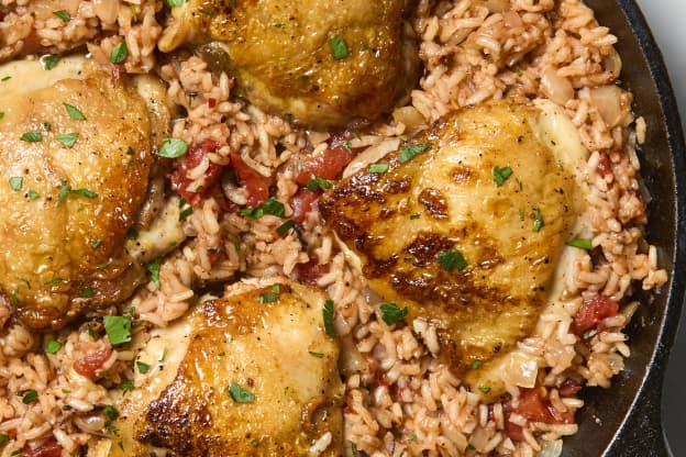 One-Pan Italian Chicken and Rice Will Have Everyone Demanding Seconds