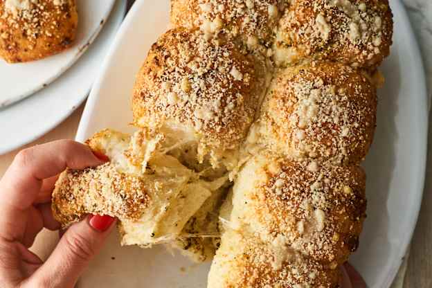 Meet Your New Favorite Dinner Roll: Garlic-Parmesan Monkey Bread