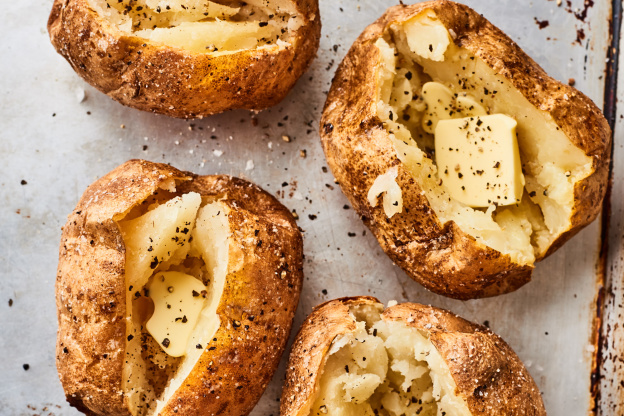 The Secret to Better Baked Potatoes? Cook Them Like the British Do.