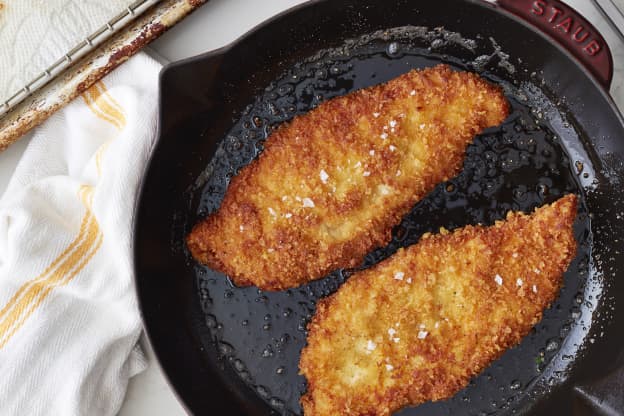 These Crispy Parmesan Chicken Cutlets Are Ready in 30 Minutes