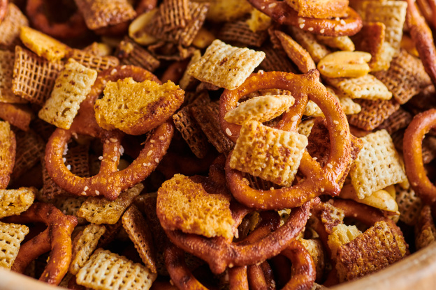 The Secret to Homemade Chex Mix? Using Whatever's in Your Snack Drawer
