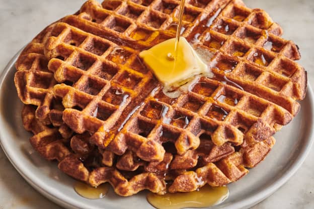 These Sweet Potato Waffles Are the Perfect Cozy Family Breakfast