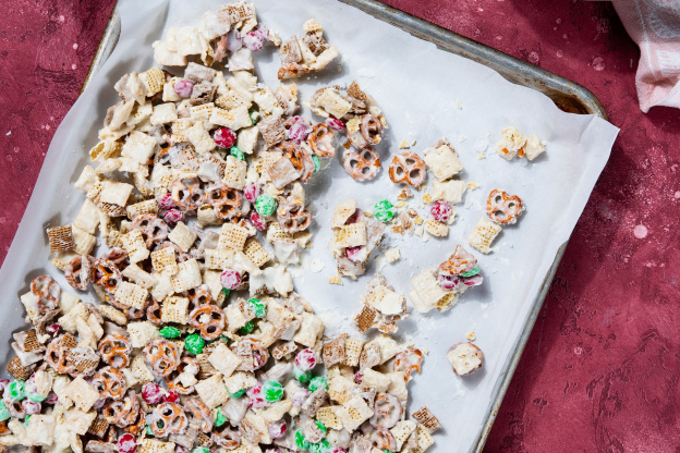 A Big Batch of Christmas Chex Mix Is the Best, Easiest Holiday Treat