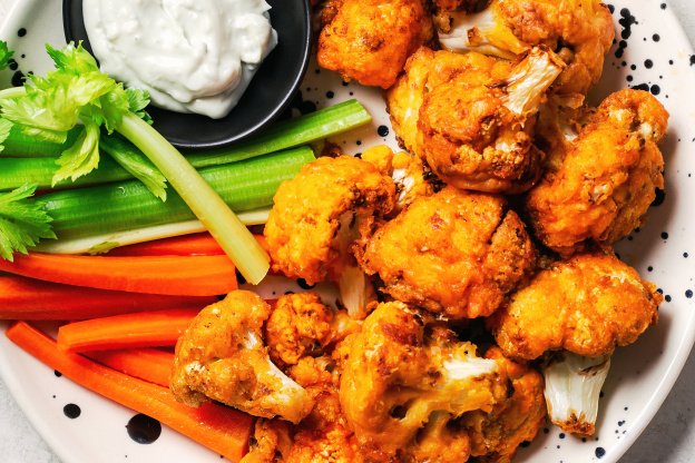 Air Fryer Buffalo Cauliflower Is Tangy and Delicious