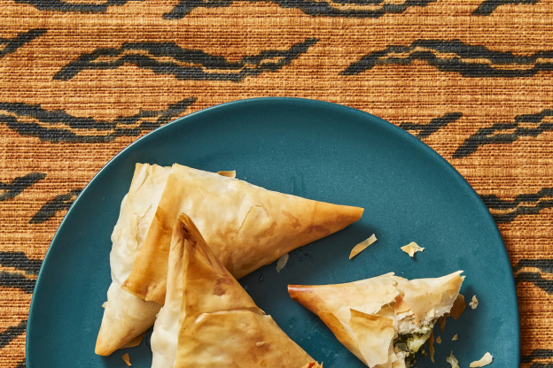 These Crunchy Phyllo Triangles Are a Make-Ahead Win