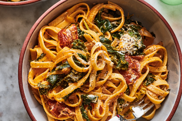 Ali Slagle's Pasta with Braised Greens