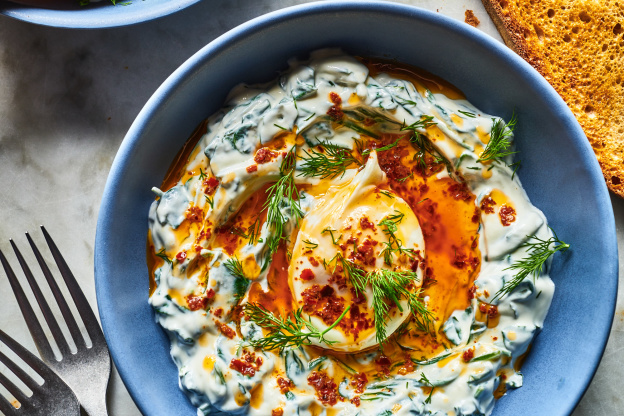 Eggs and Persian Spinach-Yogurt Dip Are My New Favorite Breakfast