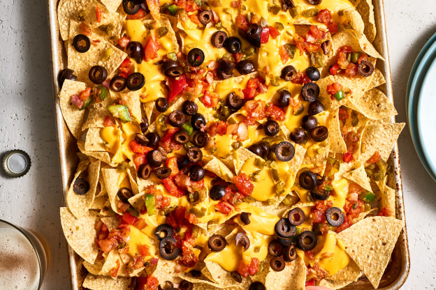 My Dad's Beer and Cheese Fondue Nachos Are What Stadium Nachos Should Be