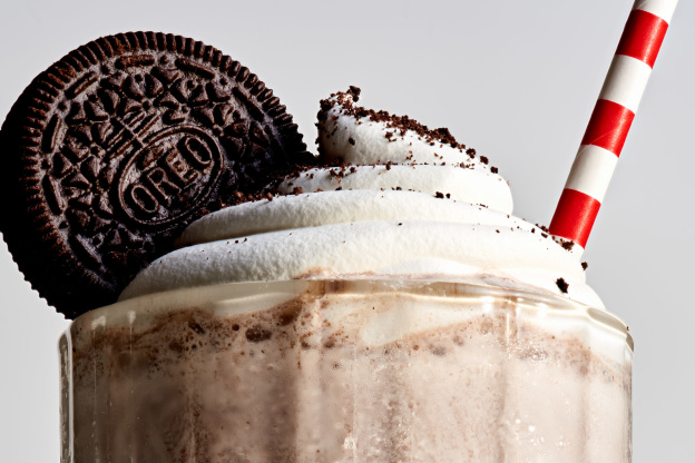 This Cookie-Packed Oreo Milkshake Is Summer Vacation in a Glass
