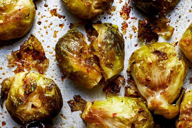 Smashed Brussels Sprouts Are Tender, Crispy, and So Much Fun to Make