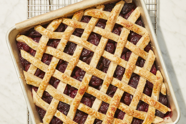 Lattice-Top Cherry Pie Bars