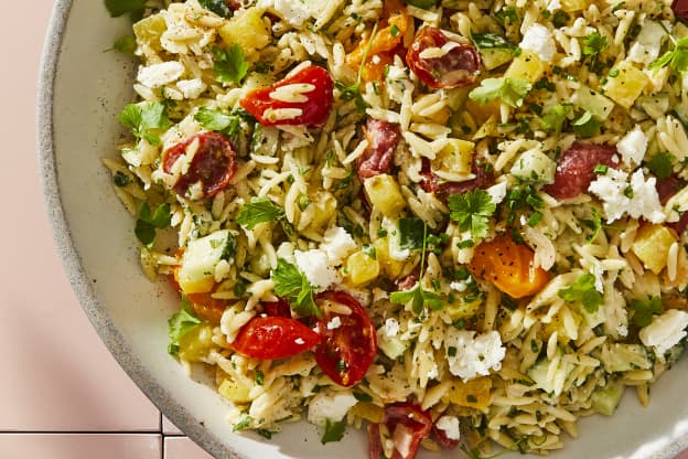 Tomato Orzo Pasta Salad Is Peak Summer Eating