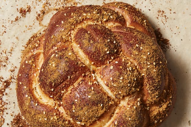 Fluffy Round Challah and Dukkah Make the Perfect Pair