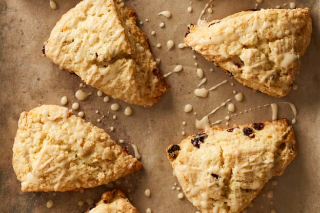 Buttery, Flaky Cranberry Orange Scones Are the Perfect Fall Breakfast