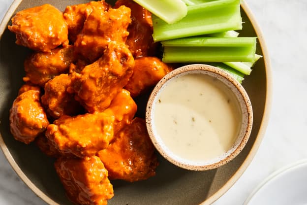 These Crispy, Saucy Vegan Buffalo Wings Are the Real Deal