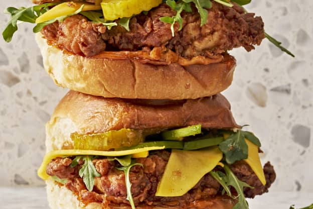 This Spicy Fried Chicken Sandwich Calls for One Clever Ingredient