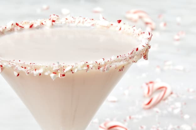 Peppermint Martinis Go Down Extra Easy During the Holidays