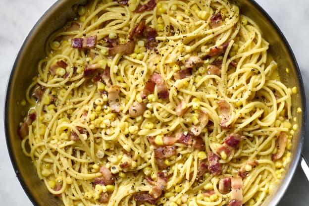 My Corn Carbonara Is So Good, I've Made It for Dinner 3 Nights in a Row