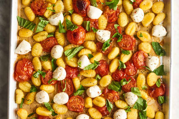 Caprese Sheet Pan Gnocchi Is the Best, Easiest Answer to 