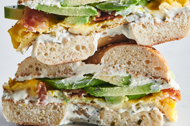 This Loaded Bagel Breakfast Sandwich Has It All