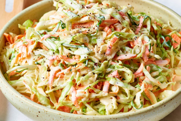 The One Simple Step You Must Do for Extra-Crunchy Coleslaw