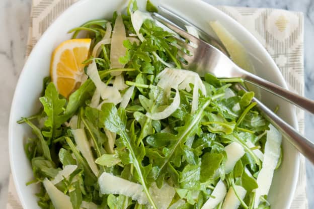 Arugula and Fennel Salad with Lemon Vinaigrette