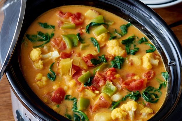 Slow Cooker Recipe: Curried Vegetable and Chickpea Stew