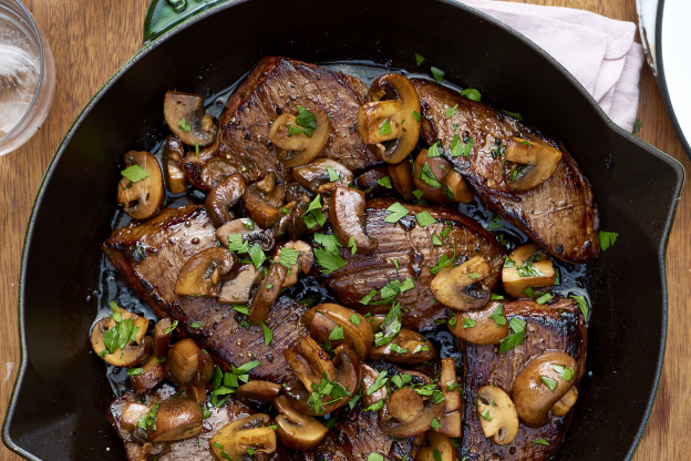 Easy Balsamic Glazed Steak Tips and Mushrooms Is Your New Favorite Dinner