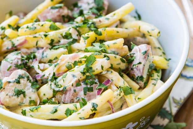 Recipe: Miso Potato Salad with Yellow Wax Beans