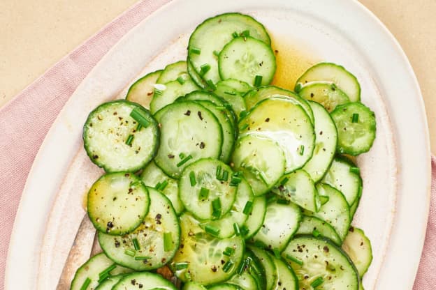 Try This Easy Tangy Cucumber Salad