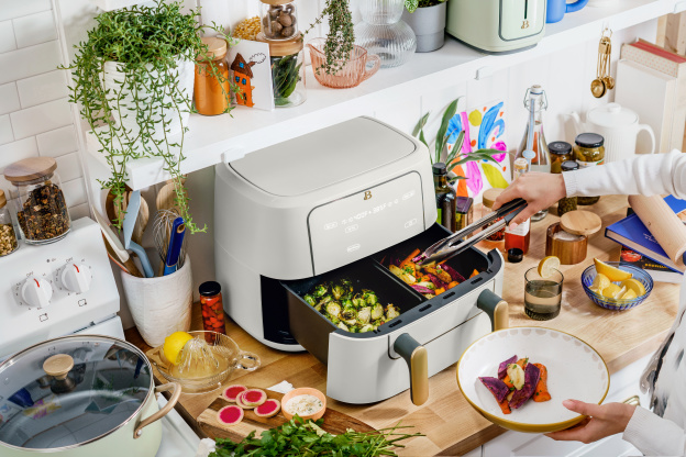 This Ridiculously Chic Dual Air Fryer (Almost!) Completely Replaced My Oven — And Cuts My Cooking Time in Half