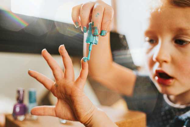 I Just Discovered an Ingenious $1 Trick for Cleaning Nail Polish Off Hard Surfaces