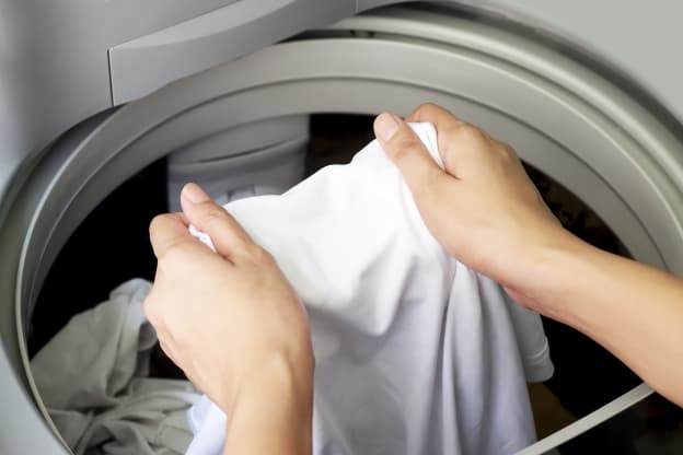 The Trick to Washing White Clothes so They Stay White