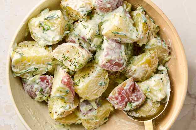 I Never Use Mayo to Make My Famous Creamy Potato Salad — I Use THIS Instead